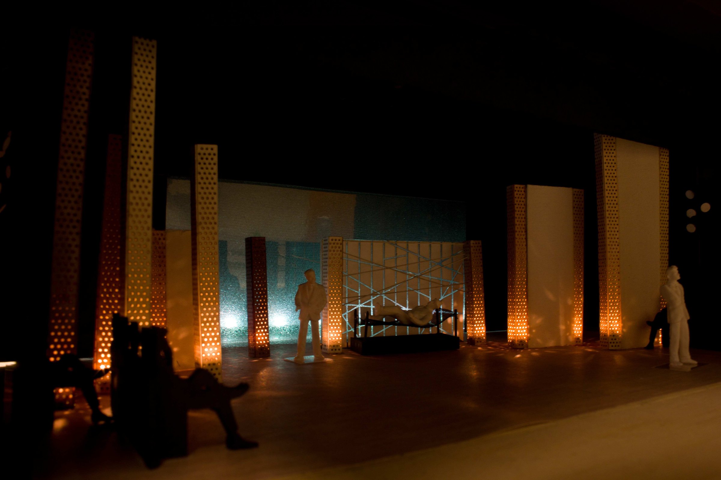 Photoshop design of set without players.
